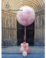 Plopp Ballon Rosa und Weiß