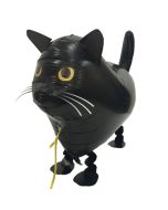 Schwarze Katze, Airwalker-Ballon ohne Helium-Ballongas