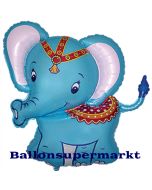 Großer Baby Elefant, Luftballon aus Folie mit Ballongas