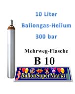 Ballongas 10 Liter Leichtstahlflasche 300 Bar