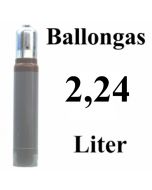 2,24 Liter Ballongas Helium Mehrwegflasche