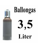 Ballongas Helium 3,5 Liter Mehrwegflasche