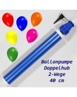 Ballonpumpe mit Doppelhub, 2-Wege