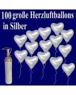 ballons-helium-set-100-grosse-herzluftballons-in-silber-mit-ballongasflasche
