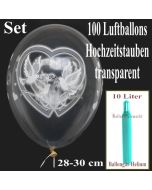 Ballons-Helium-Set-100-Luftballons-Hochzeitstauben, Ringe, Herzen und-10-Liter-Helium-Ballongasflasche-zur-Hochzeit