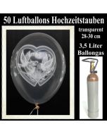 Ballons-Helium-Set-50-Luftballons-Hochzeitstauben, Ringe, Herzen und-3,5-Liter-Helium-Ballongasflasche-zur-Hochzeit