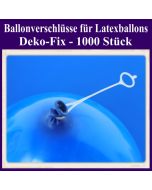 Ballonverschlüsse für Luftballons aus Latex, Deko-Fix, 1000 Stück