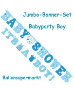 Jumbo-Banner-Set Shower with Love Boy