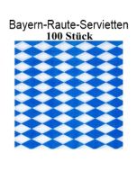 Servietten Bayrische Rauten, 100 Stück