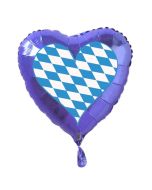 Deko Luftballon, Herz bayrische Raute