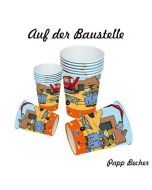 Papp-Becher Baustelle 0.2L, 8 Stück