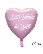 Beste Enkelin der Welt Luftballon. 45 cm inklusive Helium