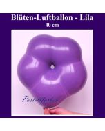 Blüten-Luftballon in Pastellfarbe Lila