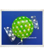 Candy Luftballon aus Folie mit Helium, Dots, Fruits Melon