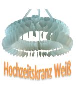 Deko-Kranz Hochzeit, Hochzeitskranz Weiß