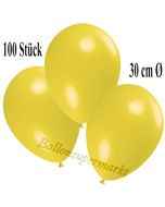 Deko-Luftballons Gelb, 100 Stück