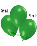 Deko-Luftballons Grün, 50 Stück