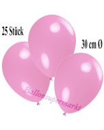 Deko-Luftballons Rosa, 25 Stück