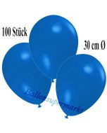 Deko-Luftballons Royalblau, 100 Stück