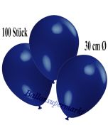 Deko-Luftballons Ultramarin, 100 Stück