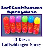 12 Dosen Luftschlangen-Spray