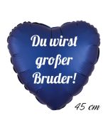 Du wirst großer Bruder! 45 cm ohne Helium