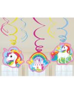 Einhorn Swirl Dekoration zum Kindergeburtstag