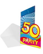Einladungskarten zum 50. Geburtstag
