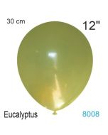 Luftballon in Vintage-Farbe Eucalyptus, 12"