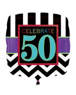 Luftballon zum 50. Geburtstag, Celebrate 50