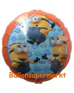 Minions Luftballon aus Folie mit Helium