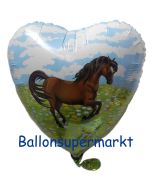 Luftballon aus Folie mit Pony, ohne Helium