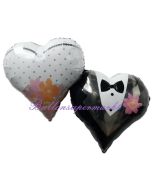 Luftballon Wedding Couple zur Hochzeit mit Helium