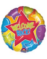 Folienballon Welcome Back ohne Helium