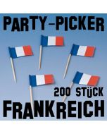 Flaggenpicker Partypicker Frankreich