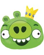 Angry Birds King Pig Luftballon aus Folie, Shape, inklusive Helium