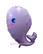 Baby Wal, Luftballon aus Folie mit Helium