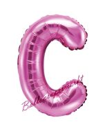 Luftballon Buchstabe C, pink, 35 cm