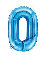 Luftballon Buchstabe O, blau, 35 cm