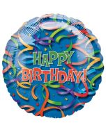 Luftballon Happy Birthday Celebration Streamers zum Geburtstag, ohne Helium
