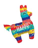 Happy Birthday Burro Pinata Luftballon zum Geburtstag mit Helium Ballongas