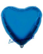 Luftballon aus Folie in Herzform, blau