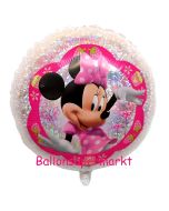 Minnie Maus, holografischer Luftballon inklusive Helium/Ballongas