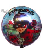 Miraculous Ladybug Luftballon aus Folie in Rundform