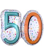 Rainbow Birthday 50 ohne Helium