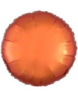 Runder Luftballon aus Folie, Orange, 18"
