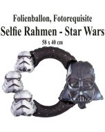 Star Wars, aufblasbarer Selfie-Rahmen, Folienballon, Fotorahmen