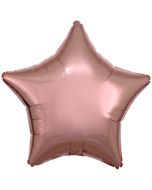 Sternballon aus Folie, Rosegold, 18"