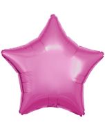 Sternballon aus Folie, Rosa, 18"