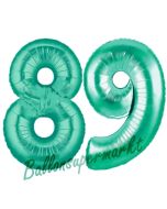 89 . Geburtstag, 100 cm, inklusive Helium